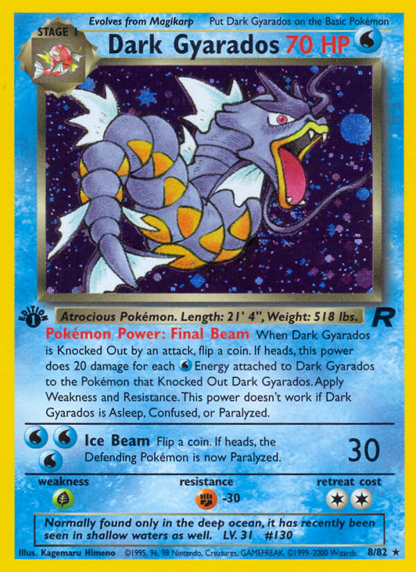 Dark Gyarados - Team Rocket #8
