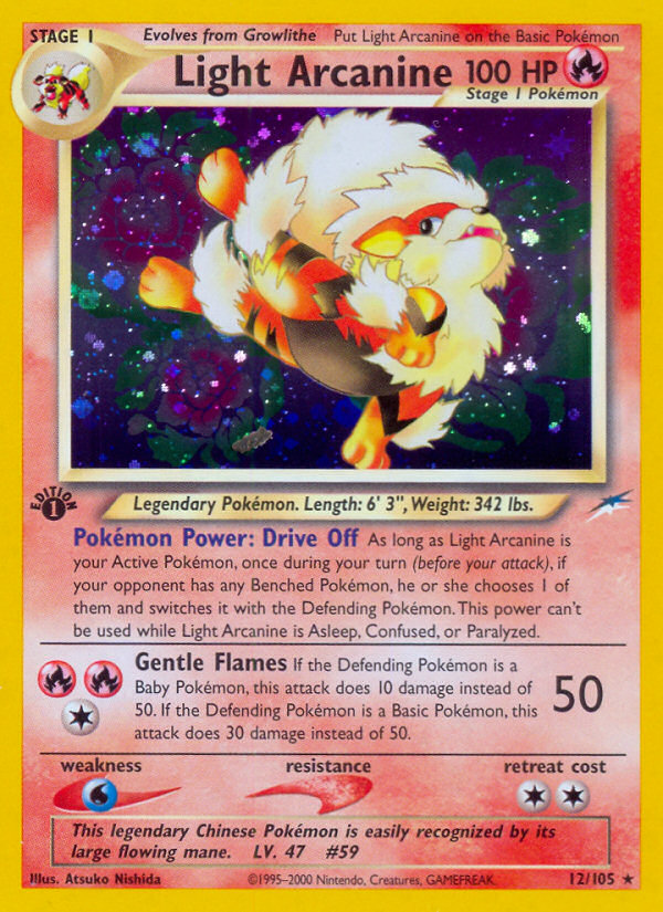 Light Arcanine - Neo Destiny - #12