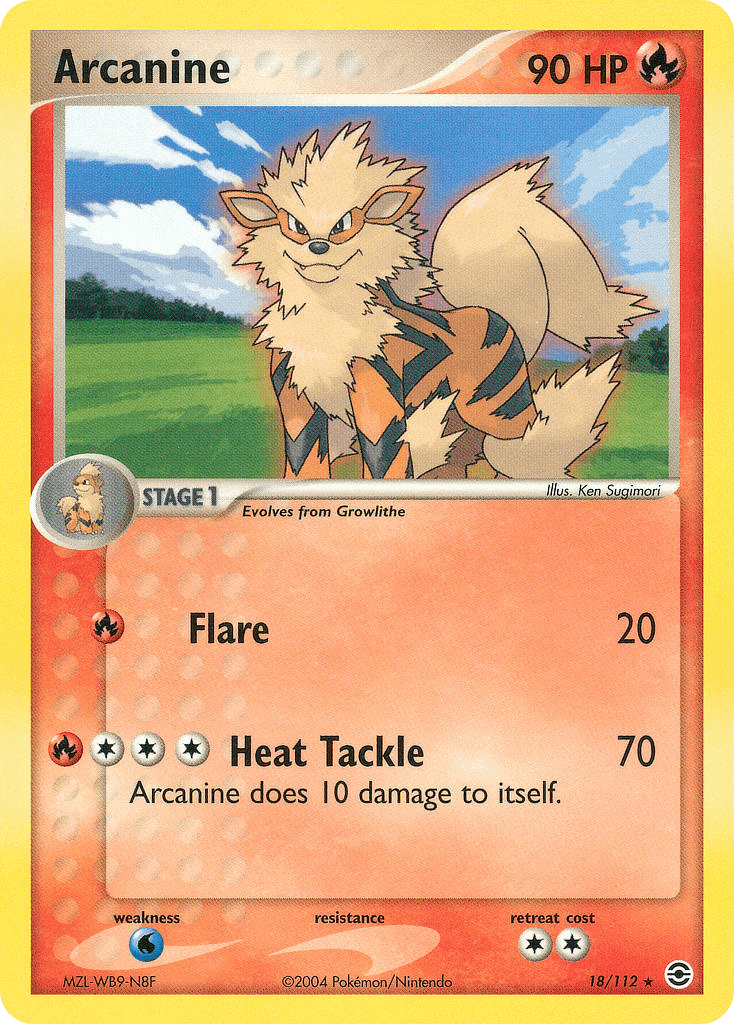 Arcanine - FireRed & LeafGreen - #18