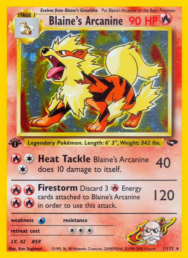 Blaine's Arcanine - Gym Challenge - #1