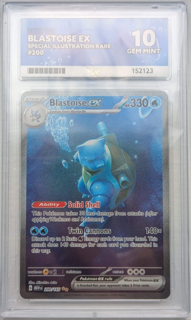 Ace Grading UK - Blastoise with Ace Label
