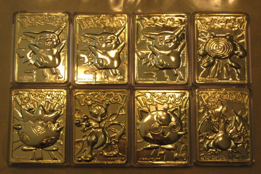 Gold Pokemon Cards - Burger King
