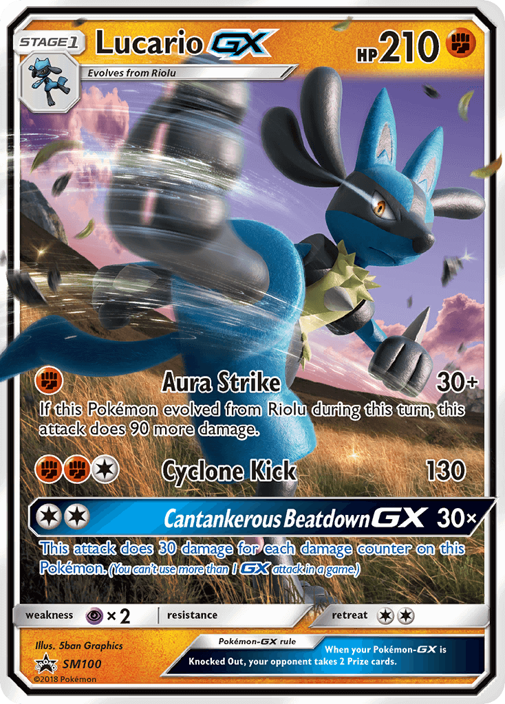 Pokemon Easter Eggs - Lucario - SM Black Star Promos