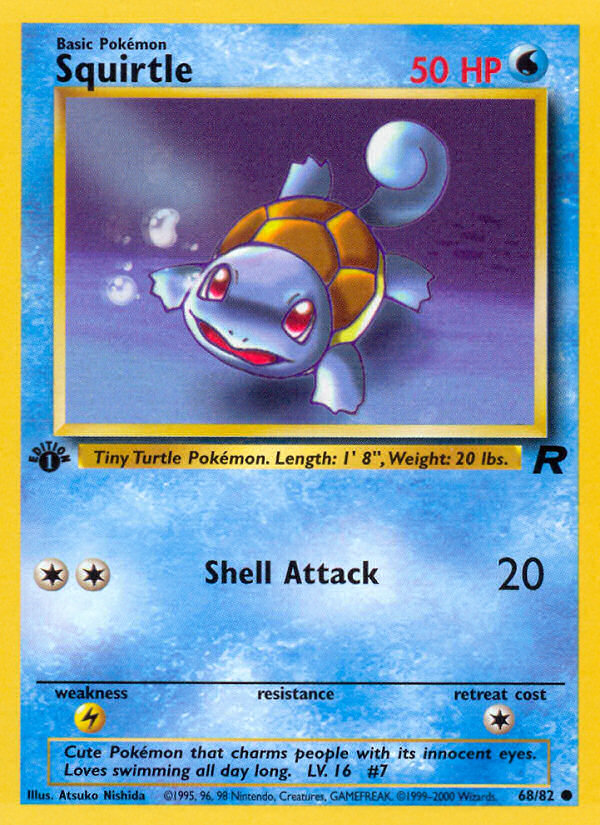 Atsuko Nishida - Squirtle - Team Rocket