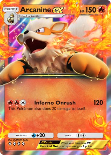 Arcanine ex Genetic Apex