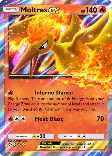Moltres ex Genetic Apex