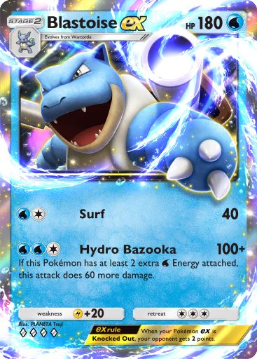 Blastoise ex Genetic Apex